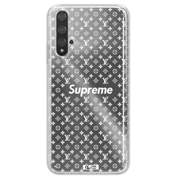 Supreme Center Huawei Nova 5t Clear TPU Case
