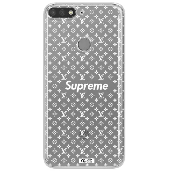 Supreme Center Huawei Y7 Prime 2018 Clear TPU Case