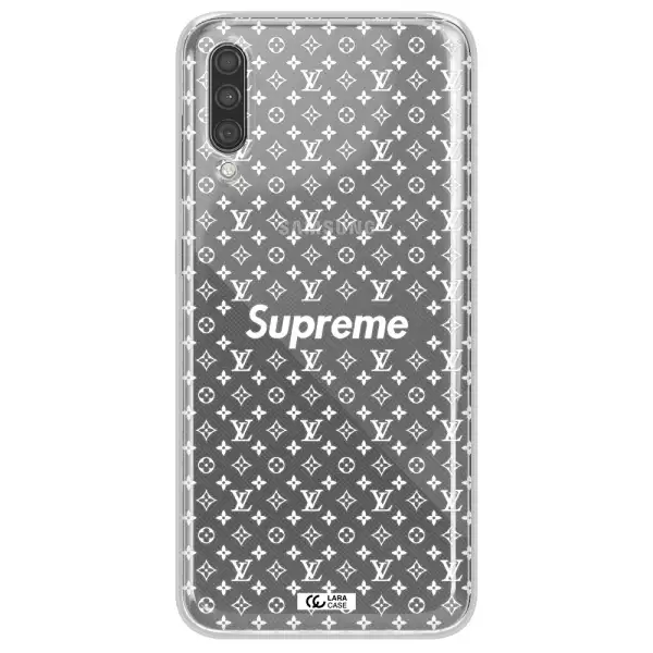 Supreme Center Samsung A30S Clear TPU Case