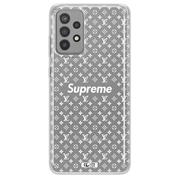 Supreme Center Samsung A72 Clear TPU Case