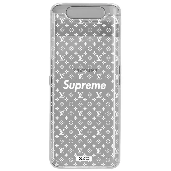 Supreme Center Samsung A80 Clear TPU Case
