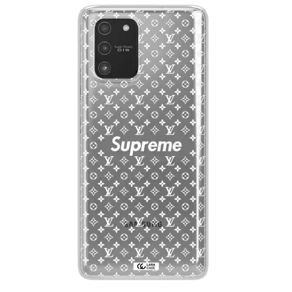 Supreme Center Samsung A91 Clear TPU Case