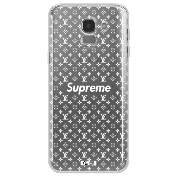 Supreme Center Samsung J6 Clear TPU Case