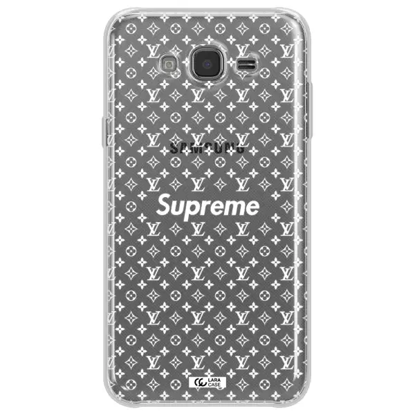 Supreme Center Samsung J7 2015 Clear TPU Case