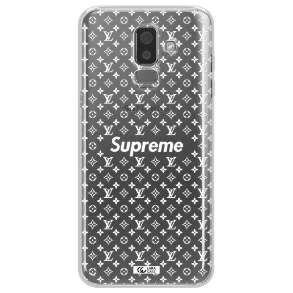 Supreme Center Samsung J8 Clear TPU Case