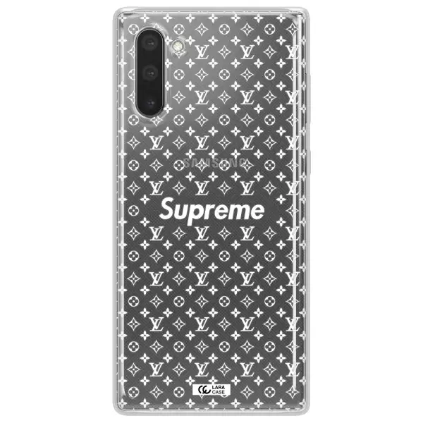 Supreme Center Samsung Note 10 Clear TPU Case