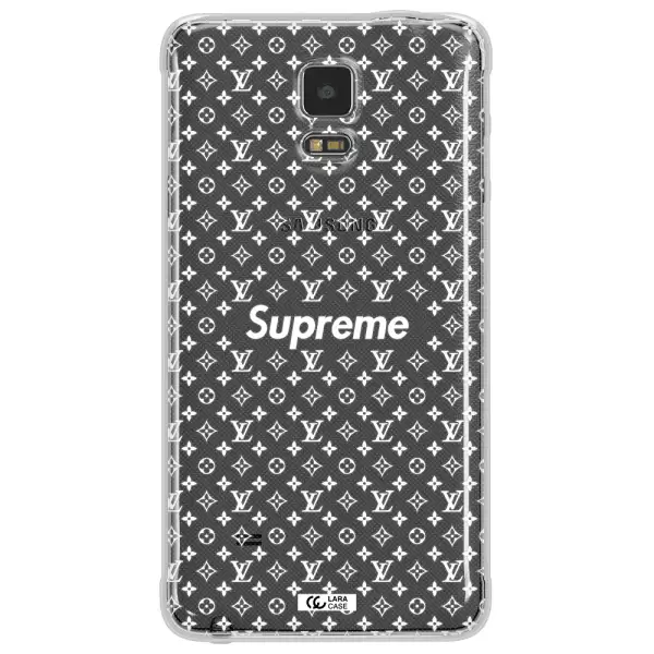 Supreme Center Samsung Note 4 Clear TPU Case