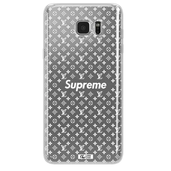 Supreme Center Samsung Note 5 Clear TPU Case