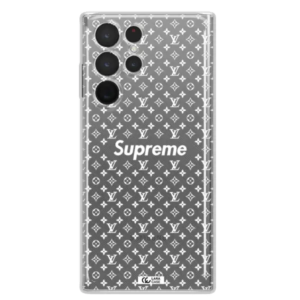 Supreme Center Samsung S 22 Ultra Clear TPU Case