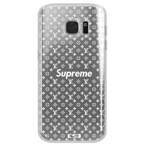 Supreme Center Samsung S 7 Clear TPU Case