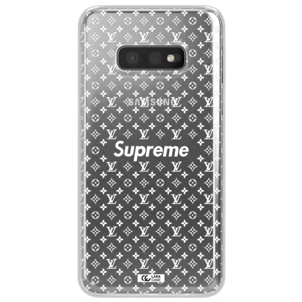 Supreme Center Samsung S10e Clear TPU Case