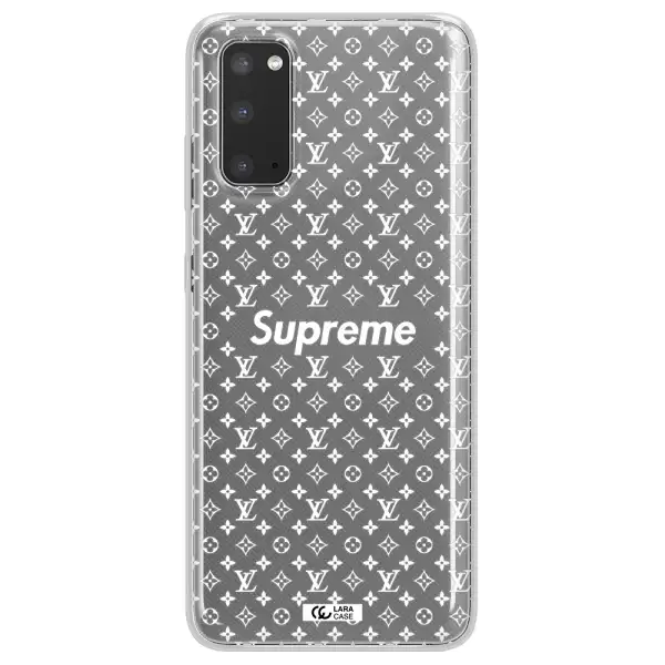 Supreme Center Samsung S20 Clear TPU Case