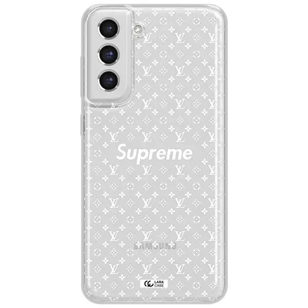 Supreme Center Samsung S21 Fe Clear Tpu Case