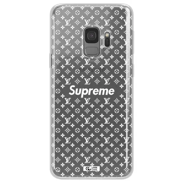Supreme Center Samsung S9 Clear TPU Case