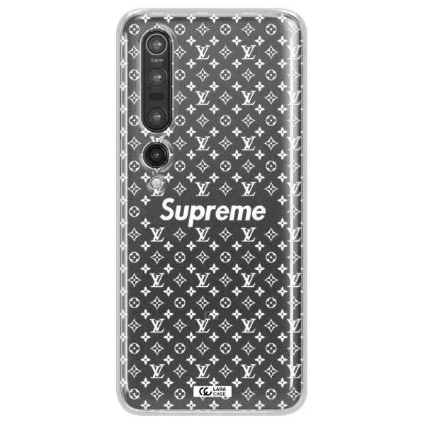 Supreme Center Xiaomi Mi 10 Pro Clear TPU Case