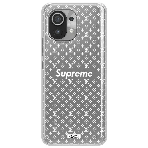 Supreme Center Xiaomi Mi 11 Clear TPU Case