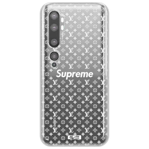 Supreme Center Xiaomi Mi Note 10 Clear TPU Case