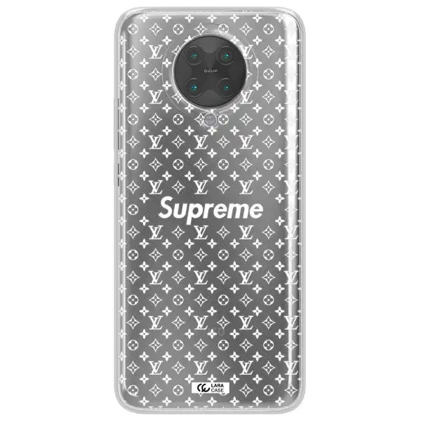 Supreme Center Xiaomi Poco F2 Pro Clear TPU Case