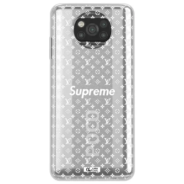 Supreme Center Xiaomi Poco X3 Clear TPU Case