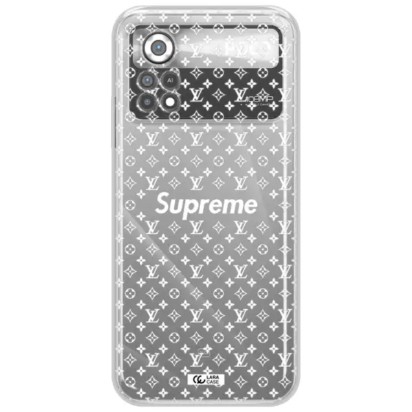 Supreme Center Xiaomi Poco X4 Pro Clear TPU Case