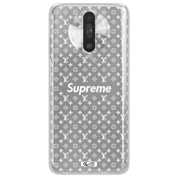 Supreme Center Xiaomi Redmi K30 Clear TPU Case