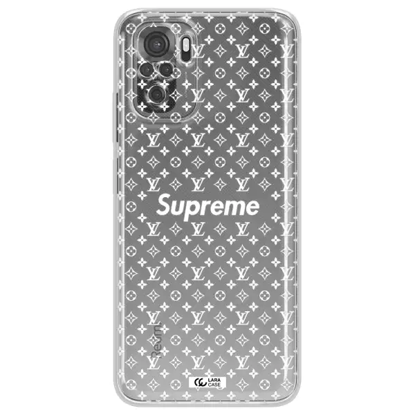 Supreme Center Xiaomi Redmi Note 10S Clear Tpu Case