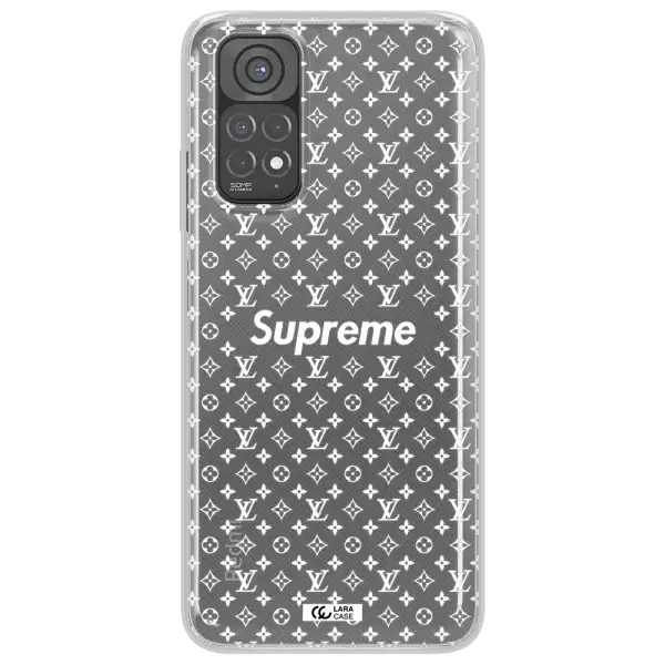 Supreme Center Xiaomi Redmi Note 11 Clear TPU Case