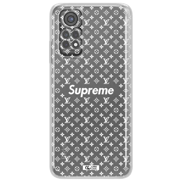 Supreme Center Xiaomi Redmi Note 11S Clear Tpu Case