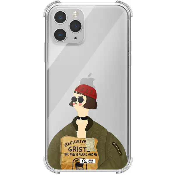 Mathilda Apple iPhone 11 pro max Clear PC Case