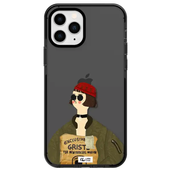 Mathilda Apple iPhone 11 pro max impact Smoke Black Case