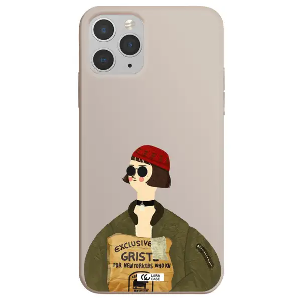 Mathilda Apple iPhone 11 pro Silicone Stone Case