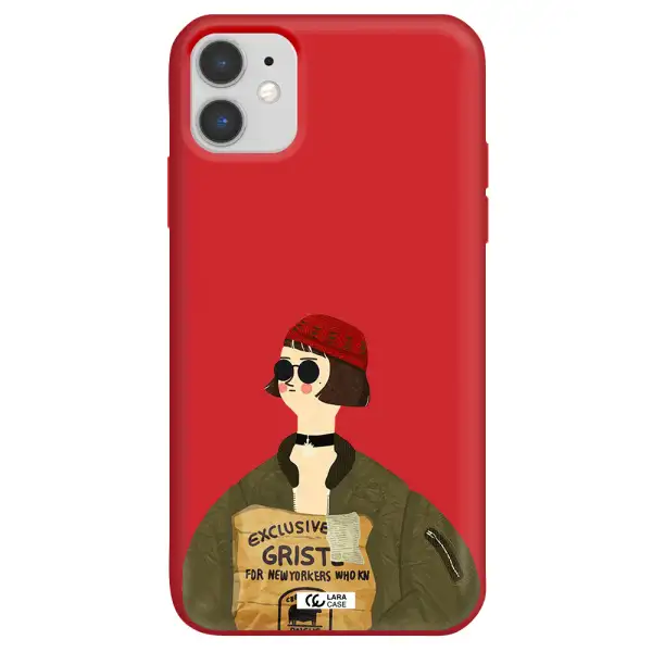 Mathilda Apple iPhone 11 Silicone Imperial Red Case