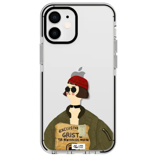 Mathilda Apple iPhone 12 mini impact black border Case