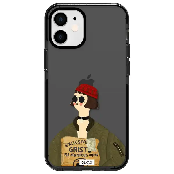 Mathilda Apple iPhone 12 mini impact Smoke Black Case