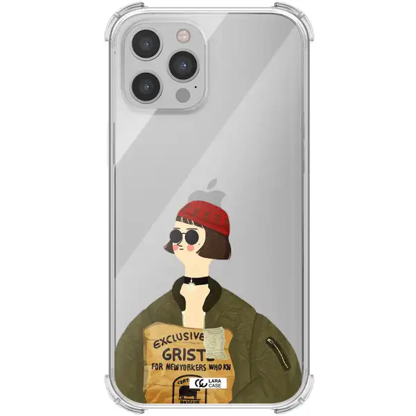 Mathilda Apple iPhone 12 pro max Clear PC Case