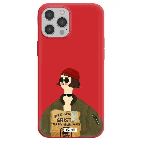 Mathilda Apple iPhone 12 pro Silicone Imperial Red Case