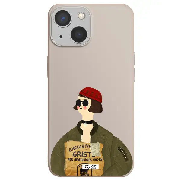 Mathilda Apple iPhone 13 mini Silicone Stone Case