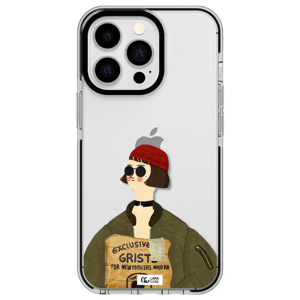 Mathilda Apple iPhone 13 Pro impact black border Case