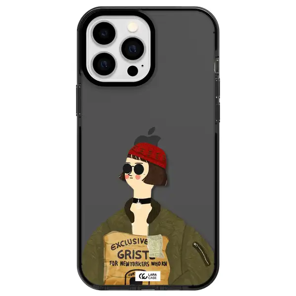 Mathilda Apple iPhone 13 Pro Max impact Smoke Black Case