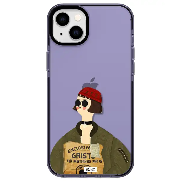 Mathilda Apple iPhone 14 plus impact Lilac Case