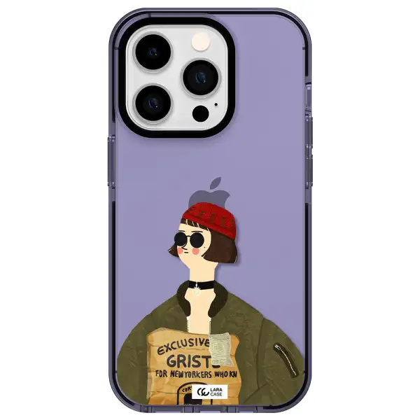 Mathilda Apple iPhone 14 pro impact Lilac Case