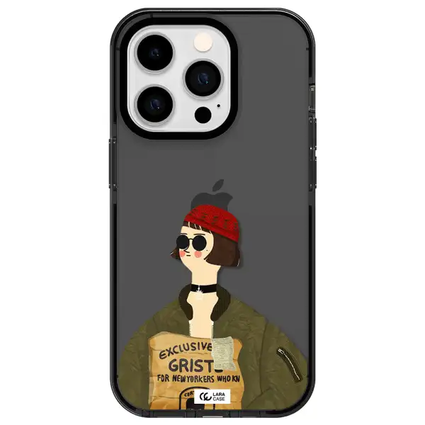 Mathilda Apple iPhone 14 pro impact Smoke Black Case