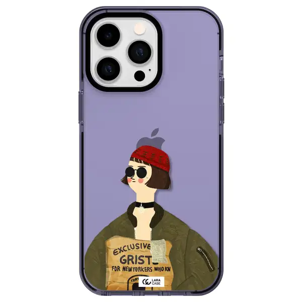 Mathilda Apple iPhone 14 pro max impact Lilac Case