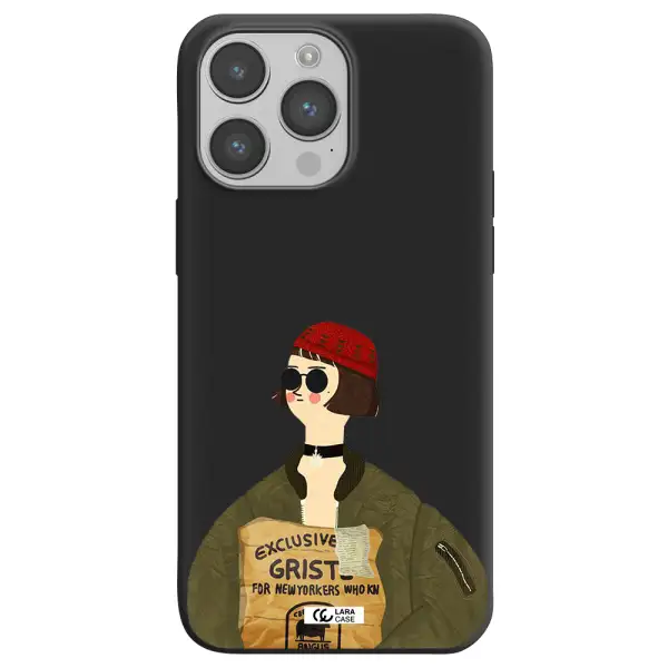 Mathilda Apple iPhone 14 pro Silicone black Case