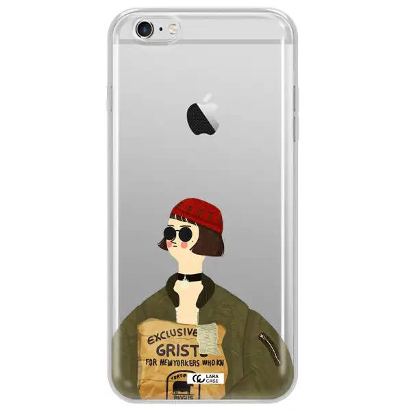 Mathilda Apple iPhone 6 s plus Clear TPU Case