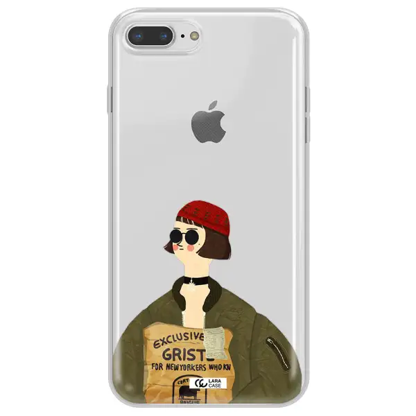 Mathilda Apple iPhone 8 plus Clear TPU Case