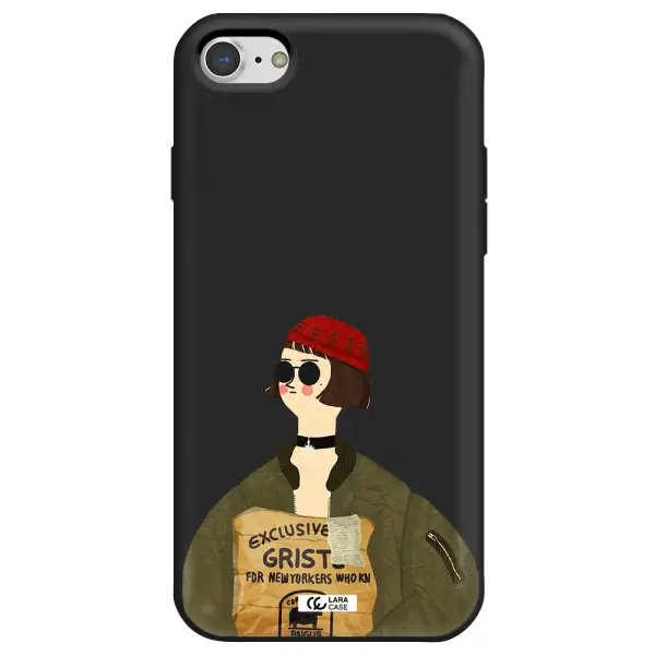 Mathilda Apple iPhone 8 Silicone black Case