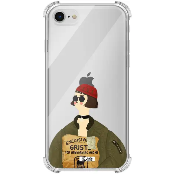 Mathilda Apple iPhone se 2020 Clear PC Case