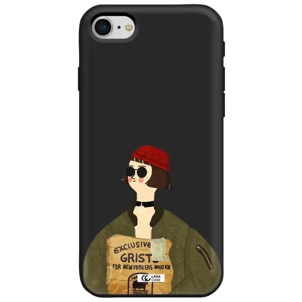 Mathilda Apple iPhone se 2020 Silicone black Case