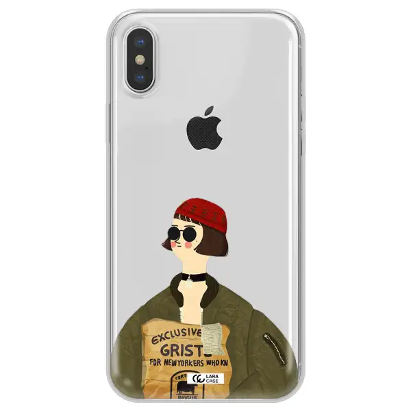 Mathilda Apple iPhone XS max Clear TPU Case